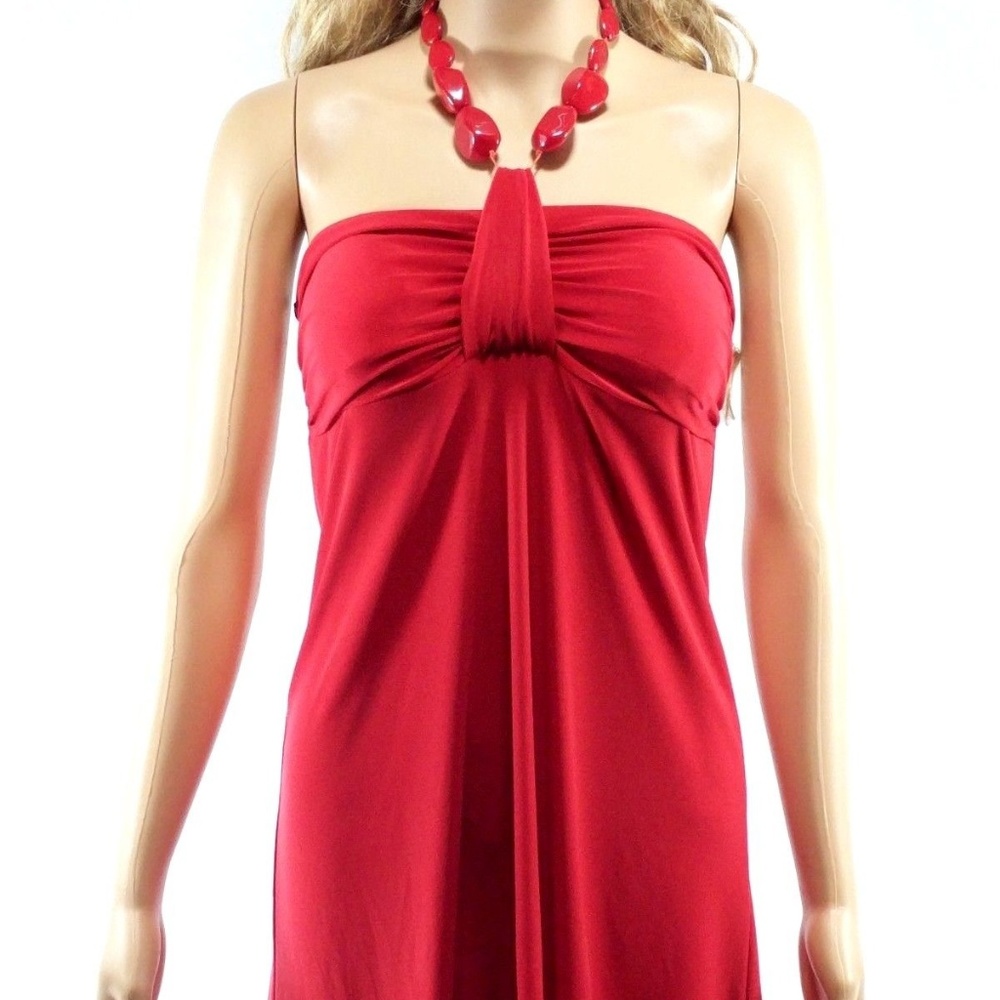 Star Vixen Medium Red Beaded Short Sexy Dress
